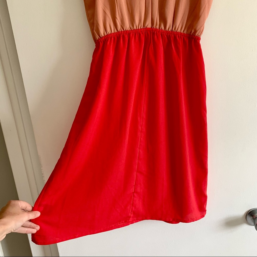 Mossimo Two-Tone Ruffle Dress - Picture 5 of 6